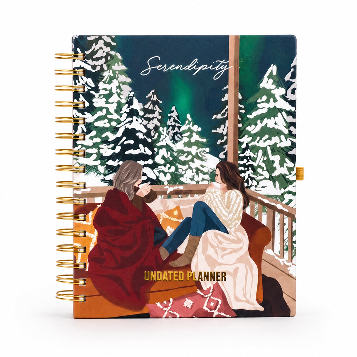 Undated Yearly Planner - Serendipity + Ultimate Sticker Book