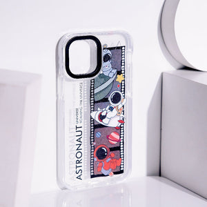 Astronaut Photo-Reel Anti-Shock Clear iPhone Cover Mobile Phone Cases June Trading