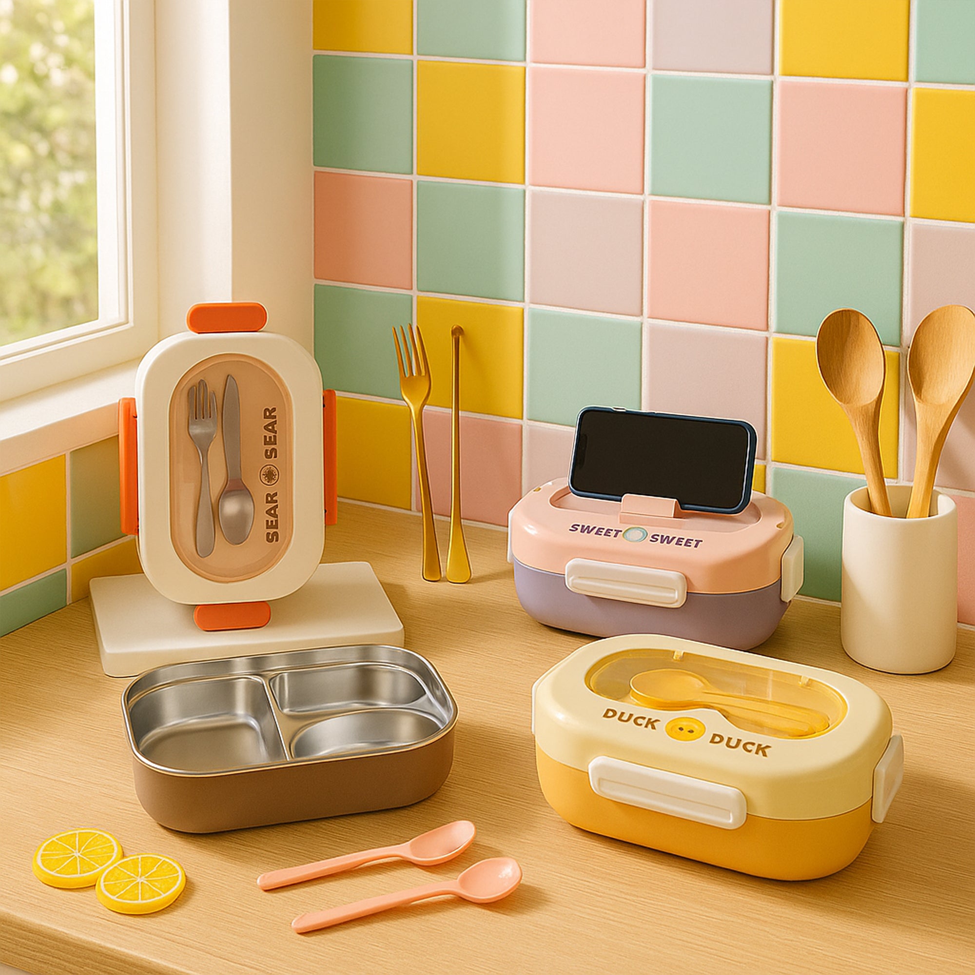 Grub Wonderland Lunch Box (Leak-Proof)