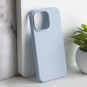 Colour Drop Silicone iPhone 13 Pro Case Mobile Phone Cases June Trading Light Blue