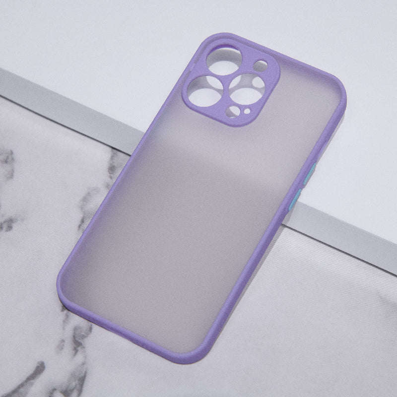 Acrylic Edge With Frosted Back Apple iPhone 13 Pro Cover iPhone 13 Pro June Trading Lush Lavender