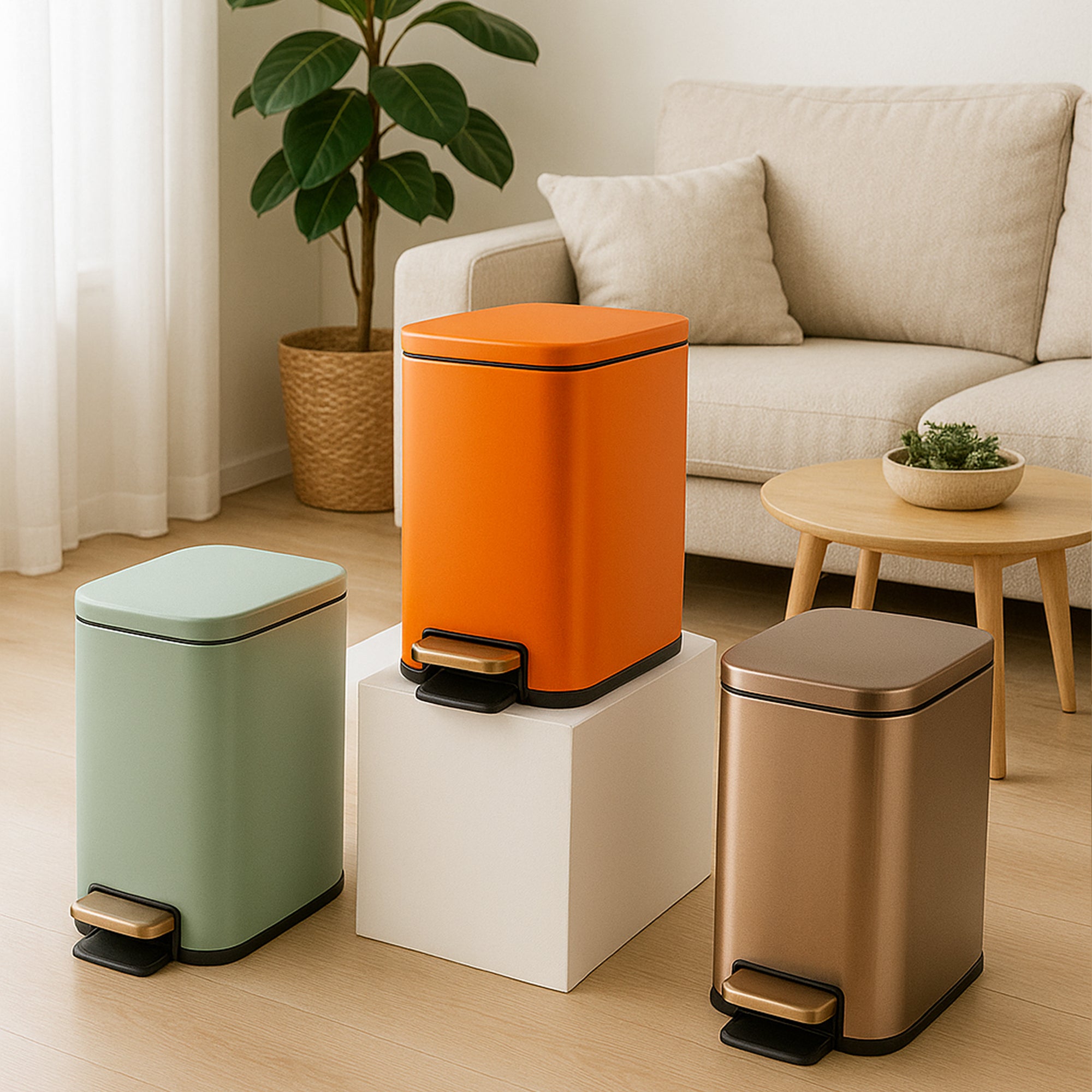 Prism Series Pedal Waste Bins