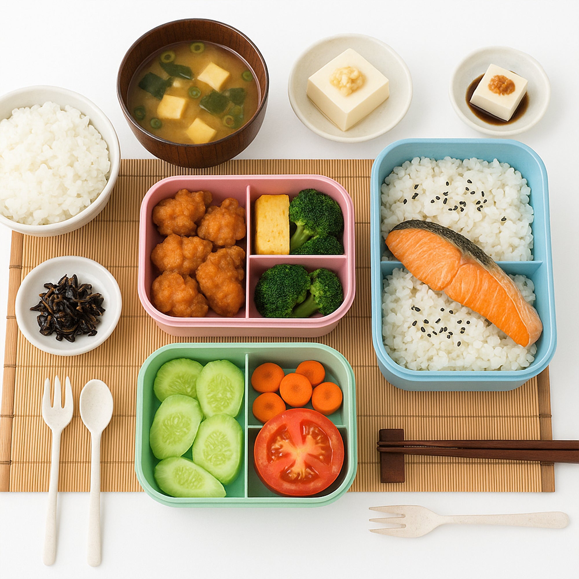 Wheat Straw Tiffin/Lunch Box