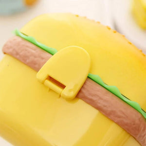 Mega Burger 2-Compartment Lunch Box Lunch Boxes June Trading