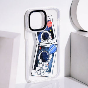 Astronaut Polaroid Anti-Shock Clear iPhone Cover Mobile Phone Cases June Trading iPhone 13 Pro Max
