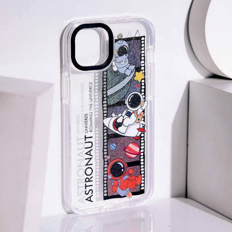 Astronaut Photo-Reel Anti-Shock Clear iPhone Cover Mobile Phone Cases June Trading