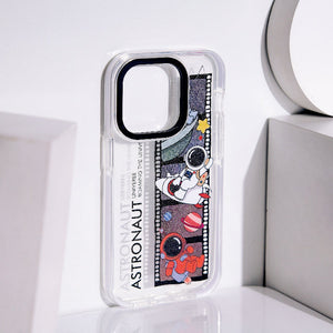 Astronaut Photo-Reel Anti-Shock Clear iPhone Cover Mobile Phone Cases June Trading