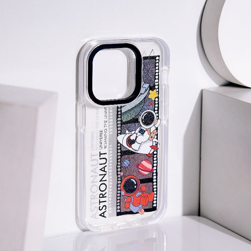 Astronaut Photo-Reel Anti-Shock Clear iPhone Cover Mobile Phone Cases June Trading