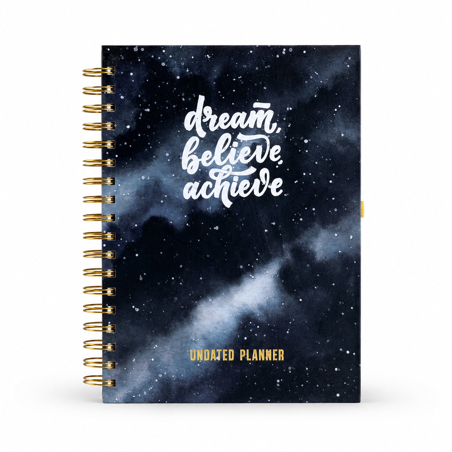 Undated Yearly Planner - Dream, Believe, Achieve