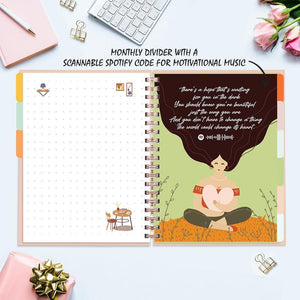 Undated Yearly Planner - Be Different Babe Undated Planners June Trading