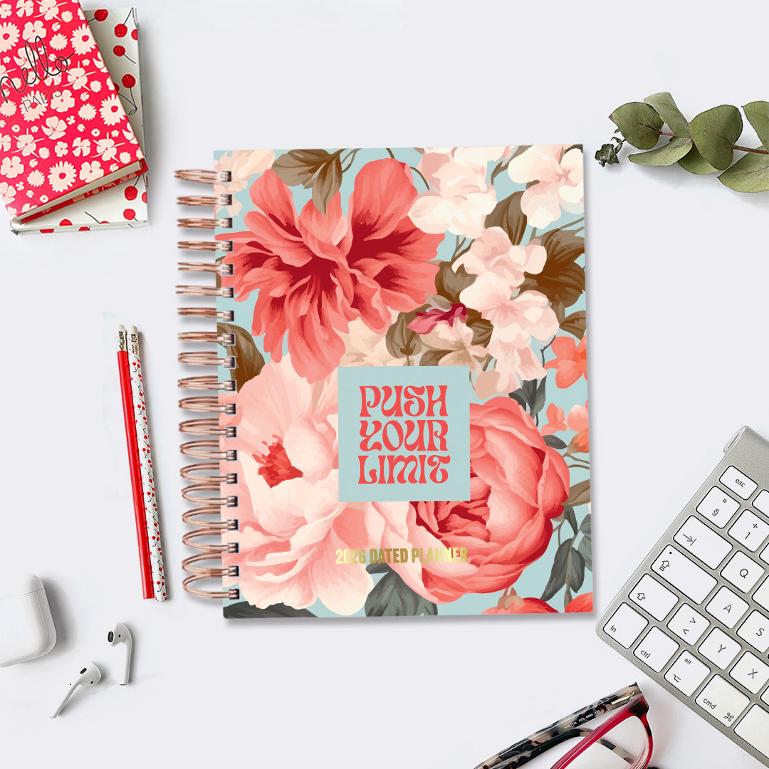 2026 Dated Planner - Push Your Limit
