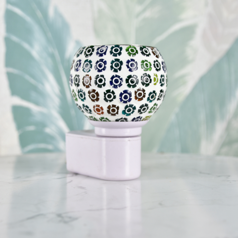 Sowpeace Multicolor Floral Camphor Lamp