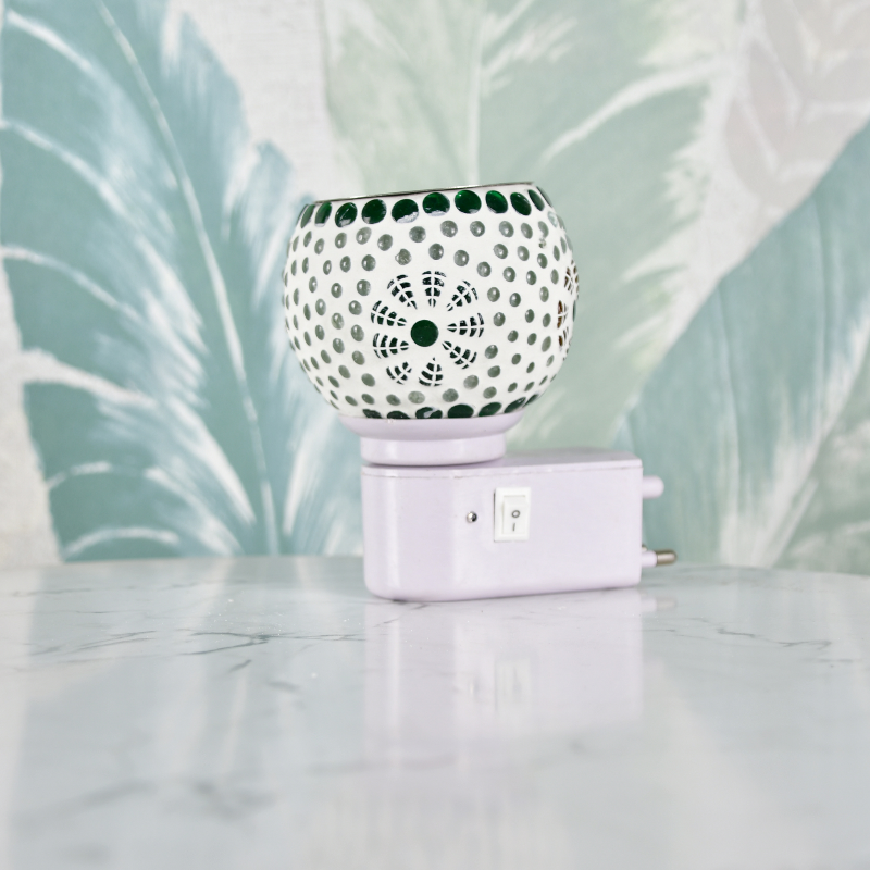 Sowpeace White Green Camphor Diya