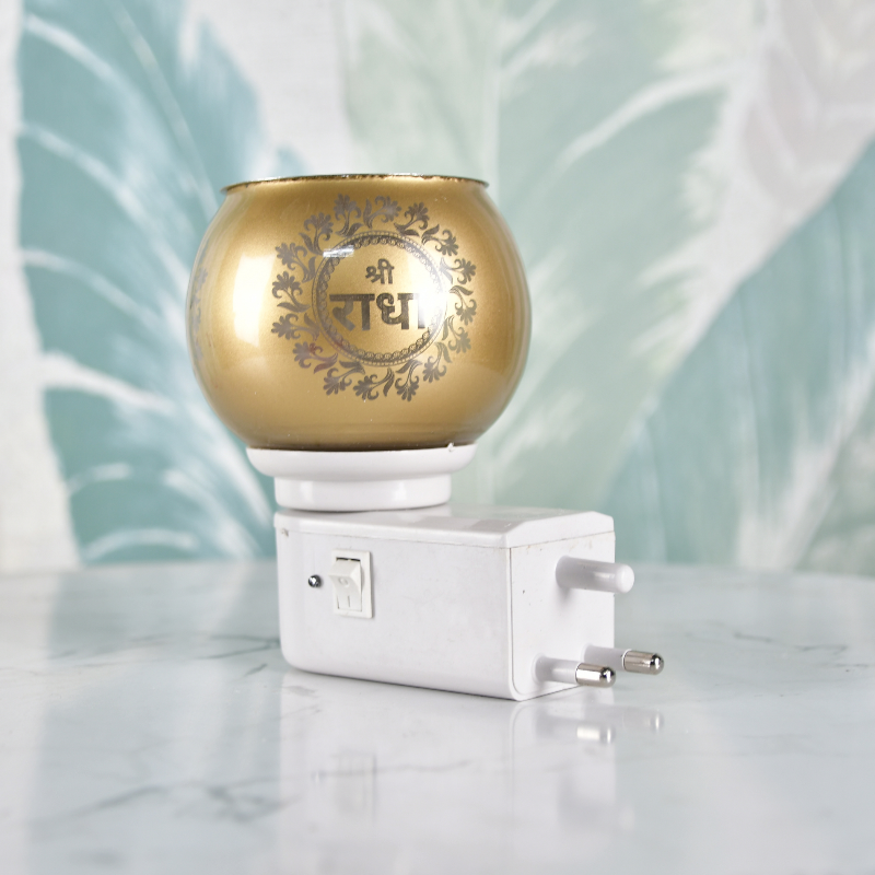 Sowpeace Golden Radha Camphor Lamp