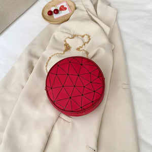 Round Geometric Sling Bag June Trading