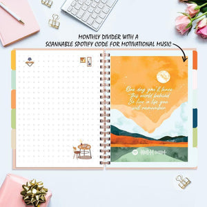 Undated Yearly Planner - Be Different Babe Undated Planners June Trading