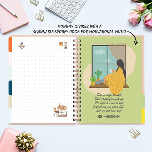 Undated Yearly Planner - Never Apologize For Who You Are Undated Planners June Trading