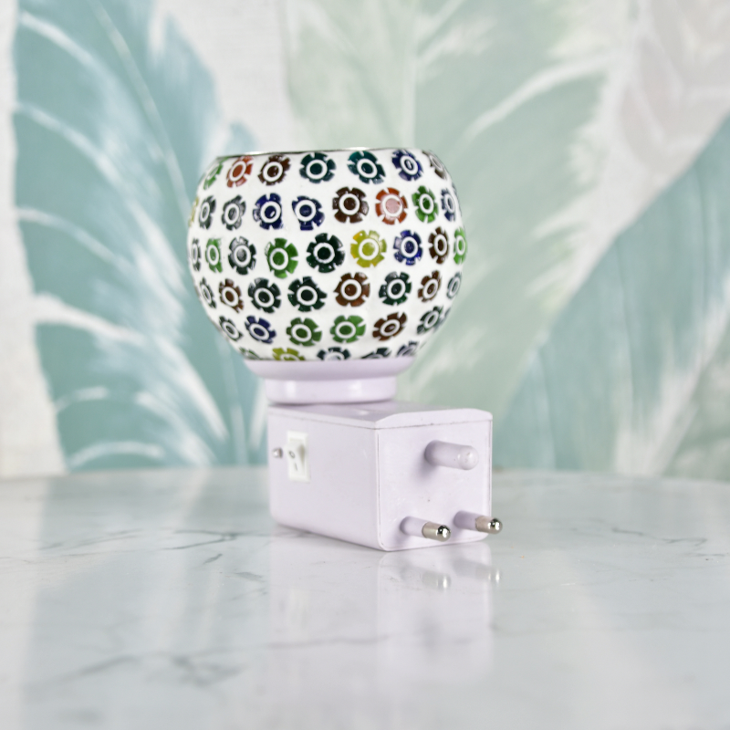 Sowpeace Multicolor Floral Camphor Lamp