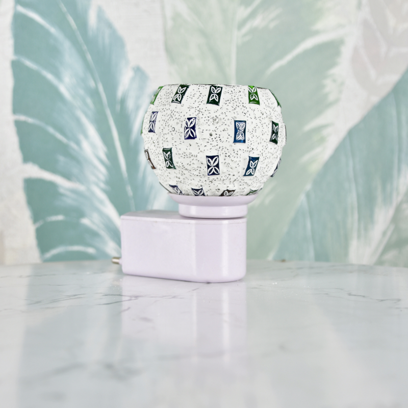 Sowpeace White Blue Camphor Lamp