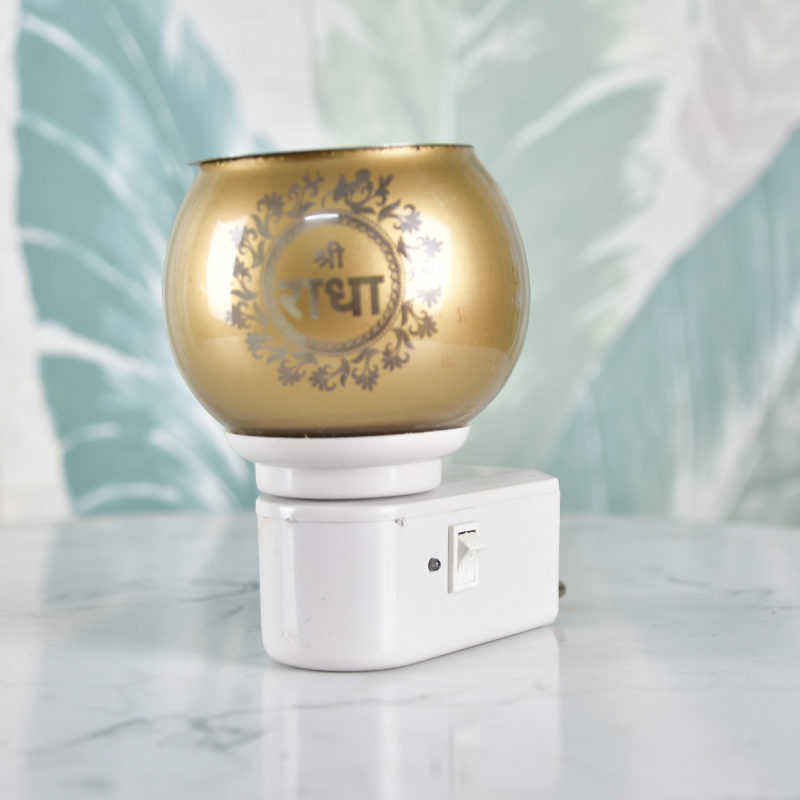 Sowpeace Golden Radha Camphor Lamp