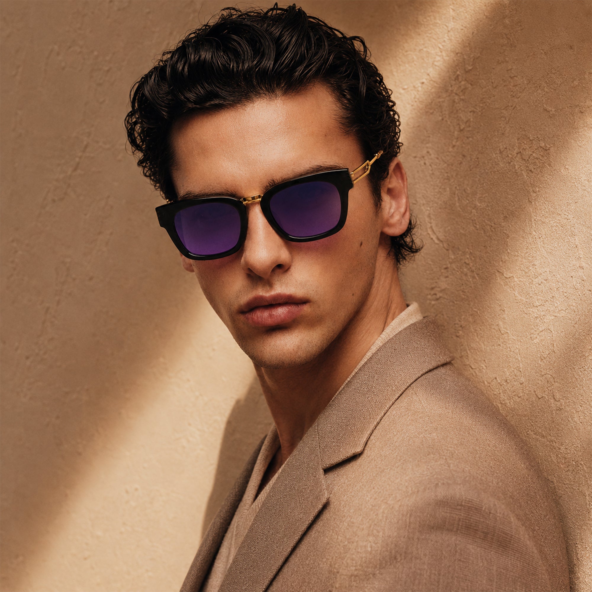 Slay It Midnight Tones Mirror Sunglass