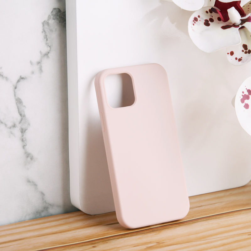 Colour Drop Silicone iPhone 12 & 12 Pro Case iPhone 12 & 12 Pro June Trading Powder Pink