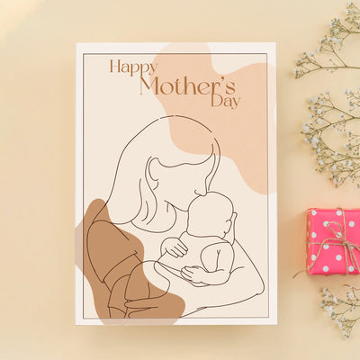 Mother’s Kiss of Love - Mother's Day Greeting Card Greeting Card June Trading   