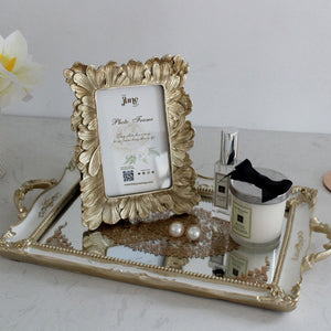 Arcane Petal Accent Photo Frame Desk Photo Frame The June Shop