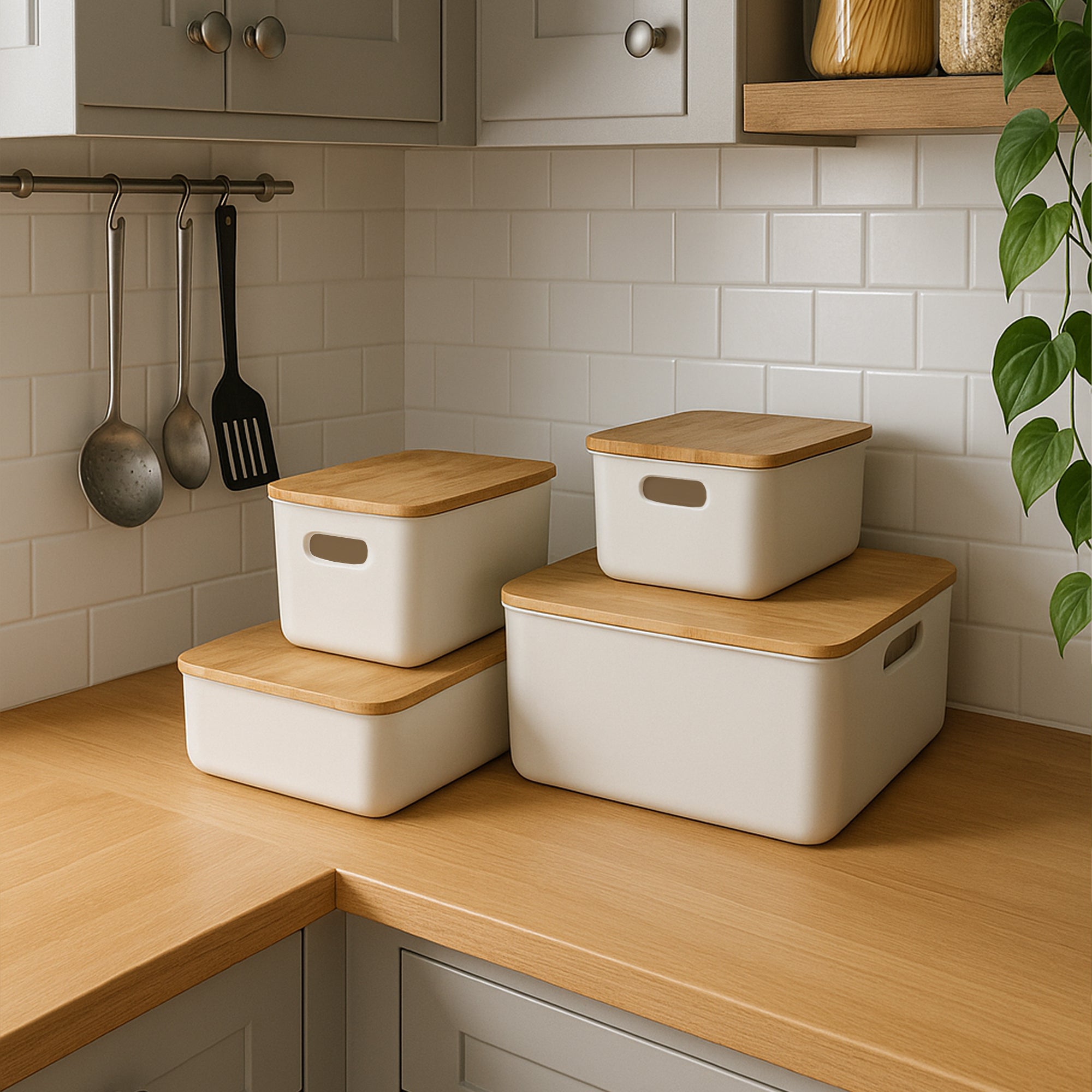 Earthy Essentials Storage Organiser Bins