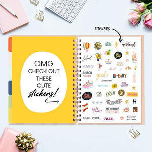 Undated Yearly Planner - Never Apologize For Who You Are Undated Planners June Trading