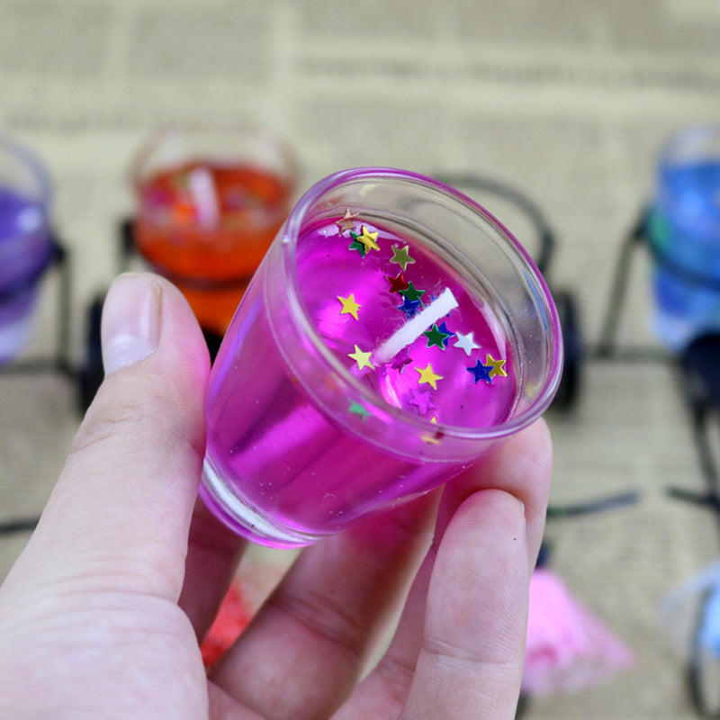 Bicycle Jelly Candle Stand Candles June Trading