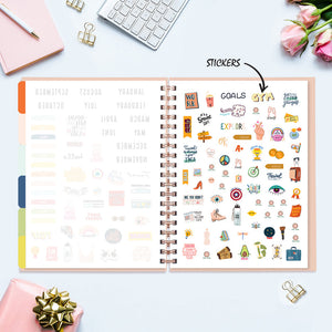 Shine Like The Universe - Undated Yearly Planner Undated Planners June Trading