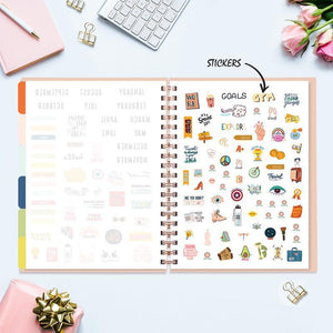 Undated Yearly Planner - Never Apologize For Who You Are Undated Planners June Trading