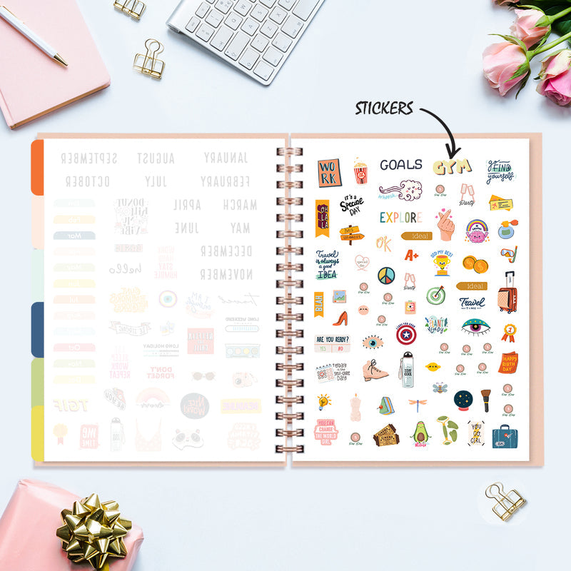 Undated Yearly Planner - Business Is My Cardio Undated Planners June Trading