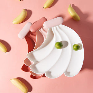 Bananas Serving Plate Serving Plates June Trading Soft White