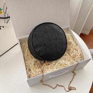 Round Geometric Sling Bag June Trading