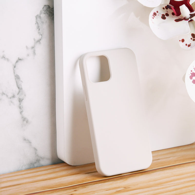 Colour Drop Silicone iPhone 12 & 12 Pro Case iPhone 12 & 12 Pro June Trading Sand Beige