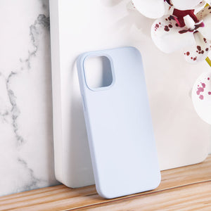 Colour Drop Silicone iPhone 12 Pro Max Case iPhone 12 Pro Max June Trading Powder Blue