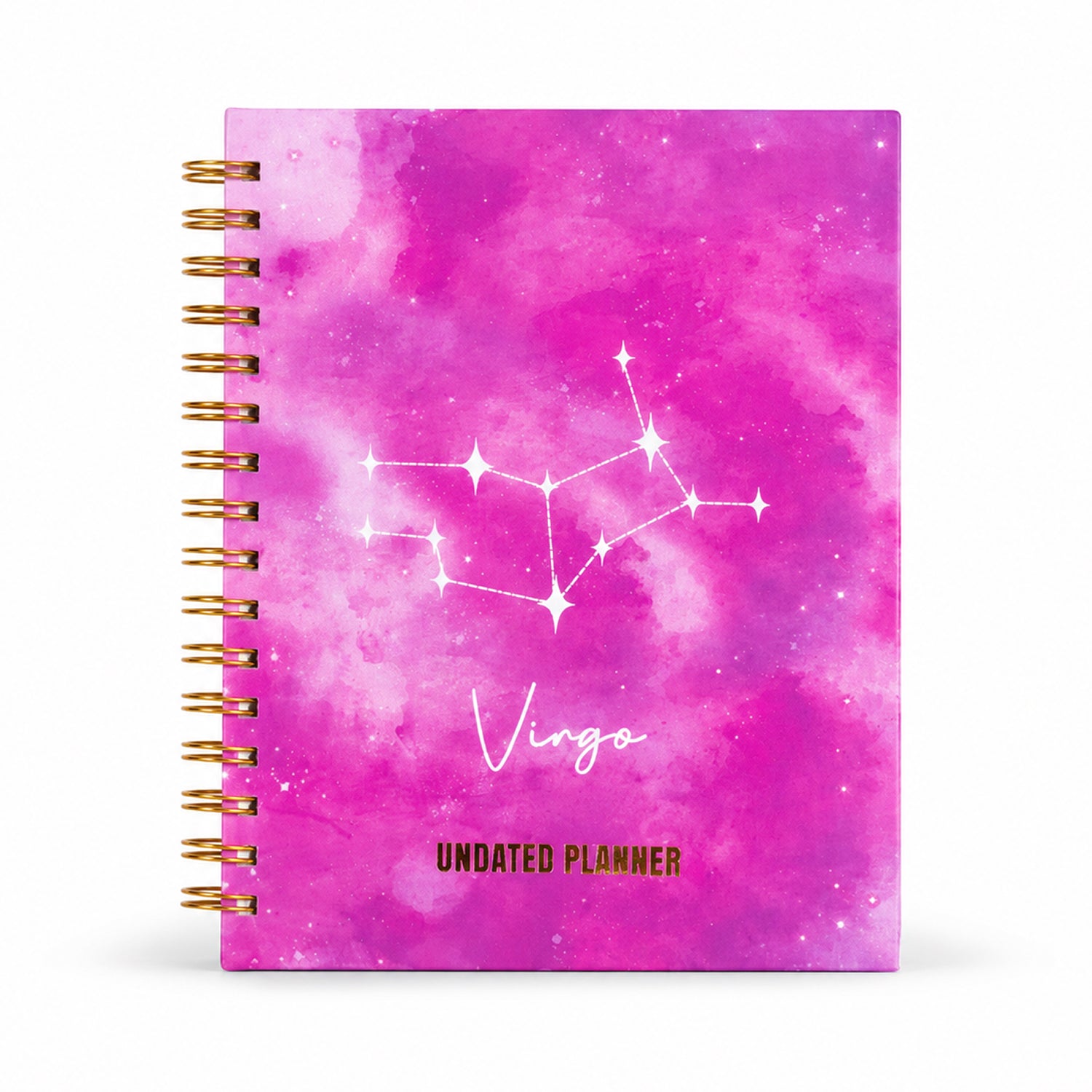 Undated Yearly Planner - Virgo + Ultimate Sticker Book