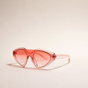 Angular Peach Pink Tint Spy Sunglass Eyewear June Trading