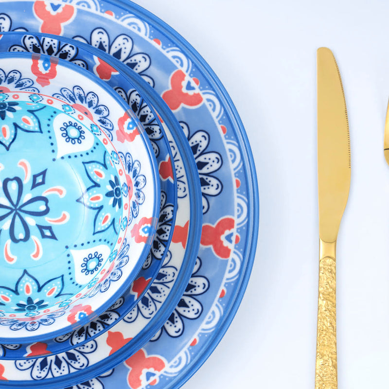 Zanzibar Accent 24 Piece Luxury Dinner Set Dinner Sets June Trading