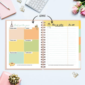 Undated Yearly Planner - Be Different Babe Undated Planners June Trading