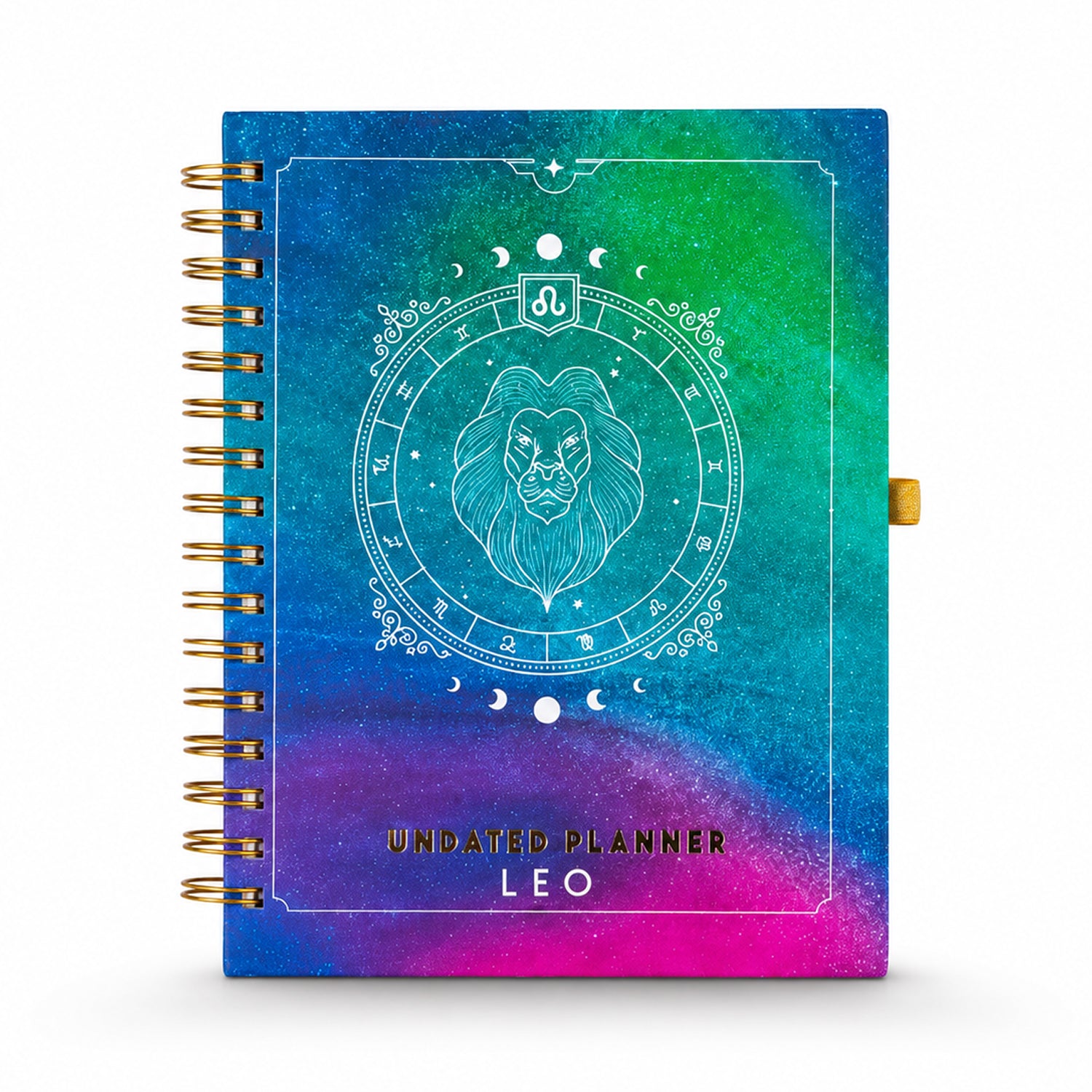 Undated Yearly Planner - Leo + Ultimate Sticker Book