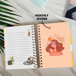 Undated Yearly Planner - Sassy Girl Undated Planners June Trading