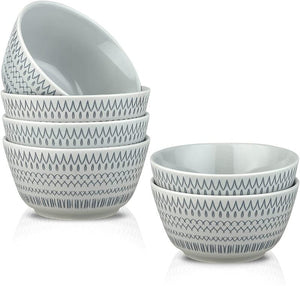 Traditional Pattern Ceramic Bowl (5 Inches) Soup Bowls June Trading