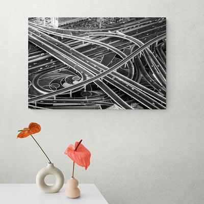 Road Network - Canvas Canvas Painting Lumoarte   