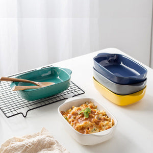 Rectangular Baking Tray Serving Bowls June Trading