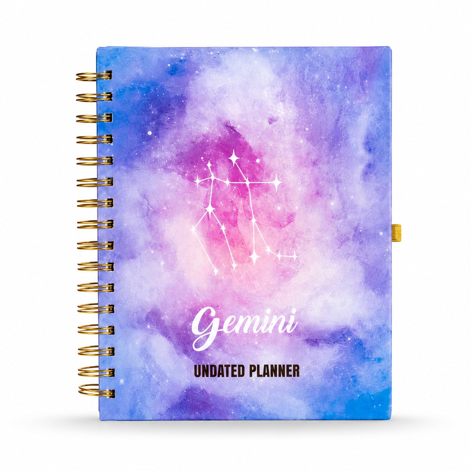 Undated Yearly Planner - Gemini + Ultimate Sticker Book