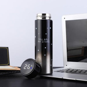 Starry Temperature Flask Flask June Trading Jade Black