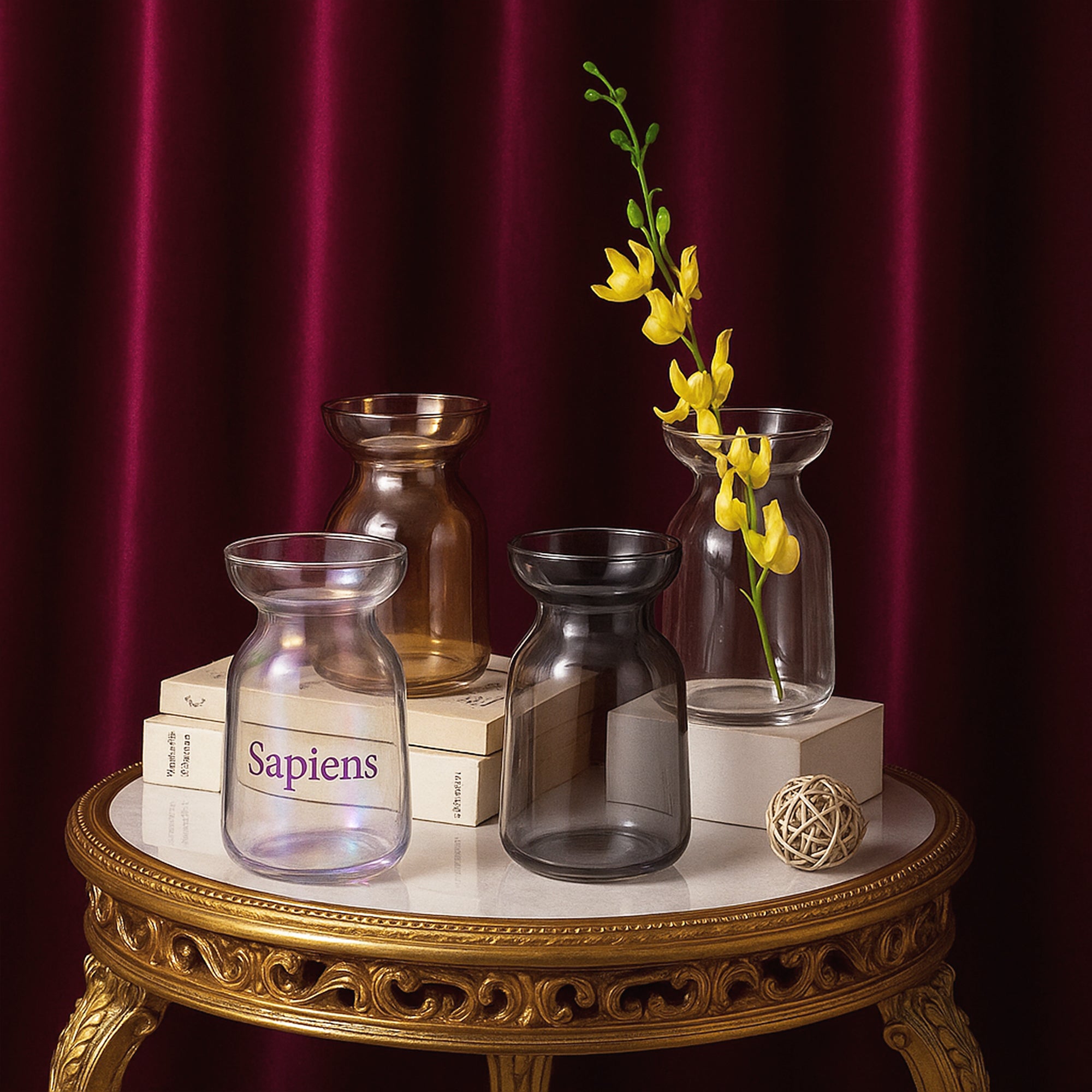 Timeless Prismatic Glass Vase